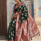 Shree Shyam Fashion Green Silk Saree