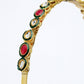 NVR Women's Multi colour Kundan Gold-Polished Embellished Hairband - Swadesiicart