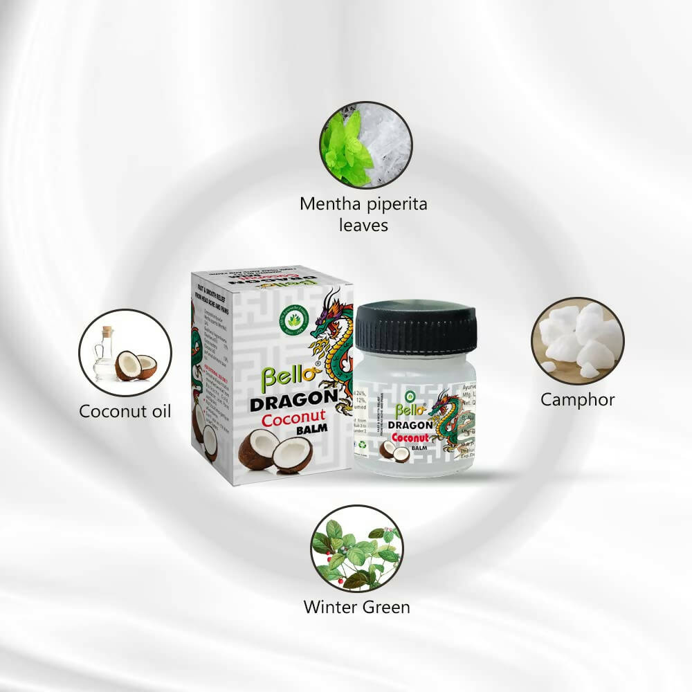 Bello Herbals Dragon Coconut Balm - Swadesiicart