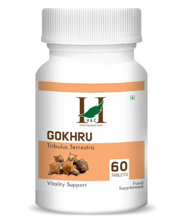H&C Herbal Gokhru Tablets - Just Jaivik