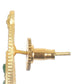 Joban Fashion Women Matte Gold Brass Earrings | Swadesiicart