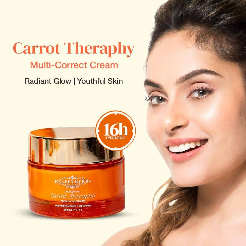 Haappyherbs Carrot Theraphy Multi-Correct Cream - Swadesiicart