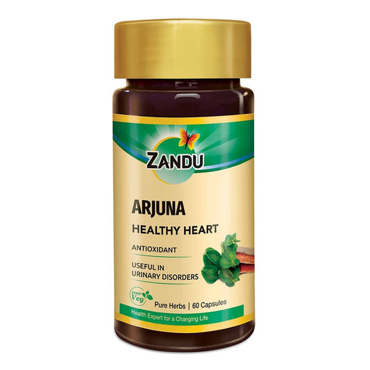 Zandu Arjuna Healthy Heart Capsules | Swadesiicart