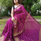 Exclusive Collection Purple Beautiful Cotton Silk Saree - Swadesiicart