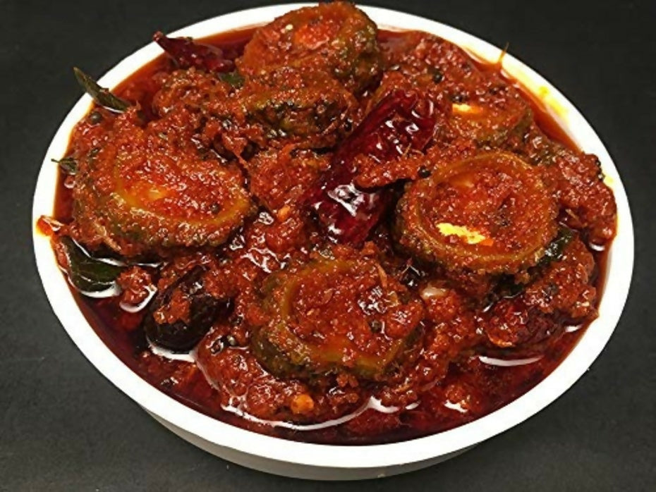 konaseema Kakarakaya (Bitter Gourd) Pickle - Konaseema Special Foods