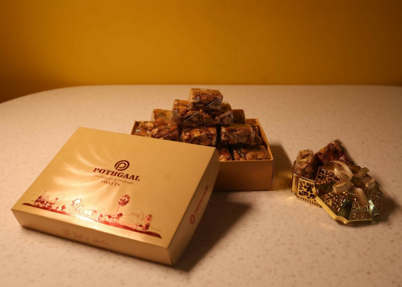 Pothgaal Sweets Dryfruit Chikki | Swadesiicart