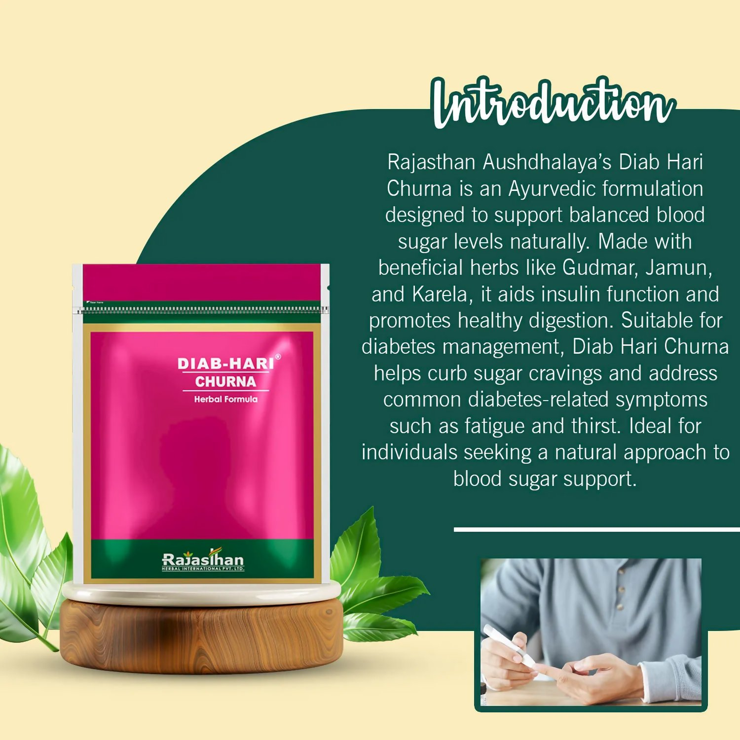 Rajasthan Herbals Diab Hari Churna | Swadesiicart