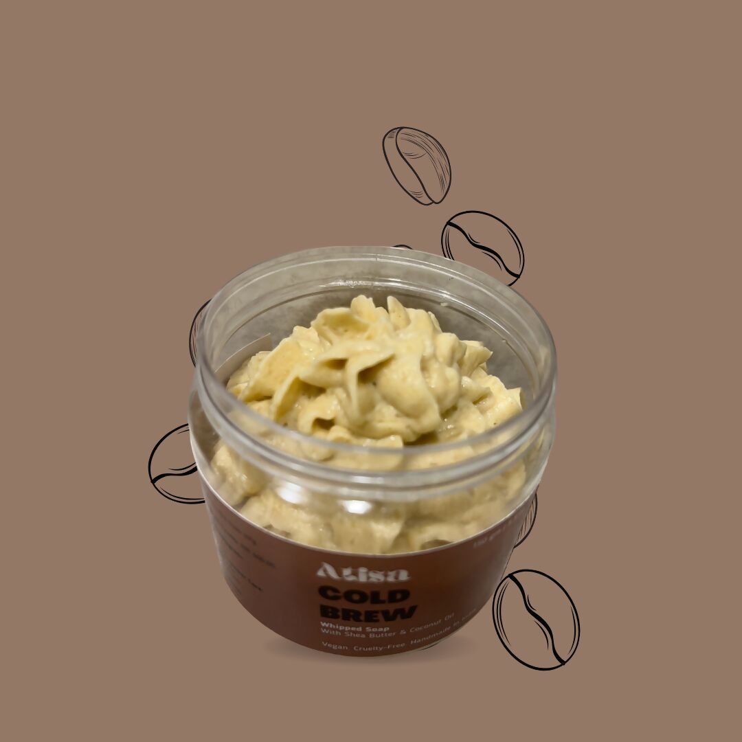 Atisa Cold Brew Whipped Soap | Swadesiicart