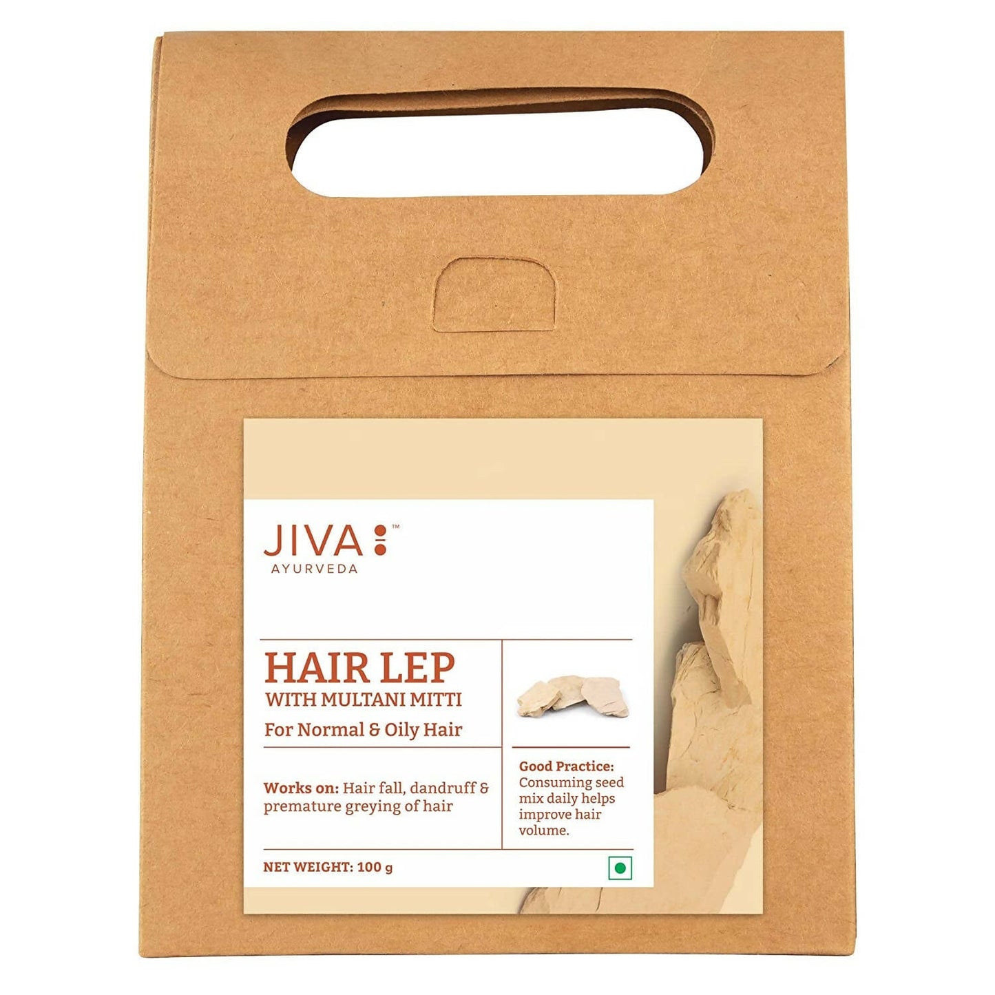 Jiva Ayurveda Hair Lep with Multani Mitti - Jiva Ayurvedic