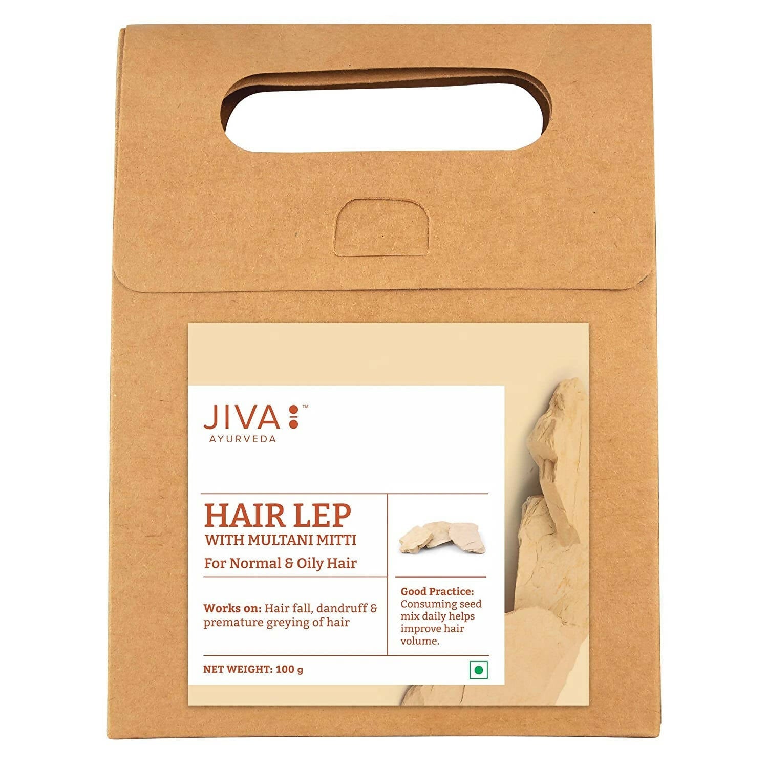 Jiva Ayurveda Hair Lep with Multani Mitti - Jiva Ayurvedic