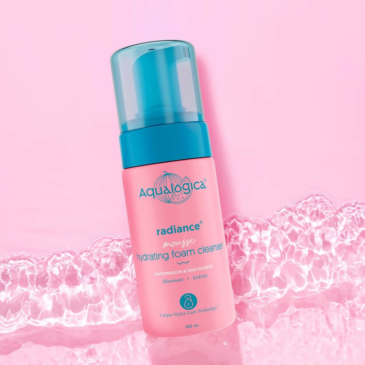 Aqualogica Radiance+ Mousse Hydrating Foam Cleanser, Reduces Spots & Acne Marks - Limited Time Offer - Swadesiicart