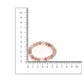 Amethyst Brown and Black Round crystal Beads Elastic Bracelet - Ruby Raang | Swadesiicart