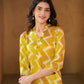 Aayaa Pure Muslin printed Kurti & Pant - Multi Color