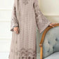 Anaita Baige Fox Georgette Stitched Suit with Embroidery Sequence Work & Khatli Work