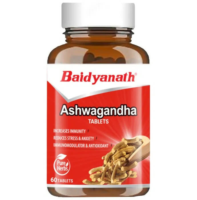 Baidyanath Kolkata Ashwagandha Tablets | Classical Ayurvedic Adaptogen for Stress & Vitality