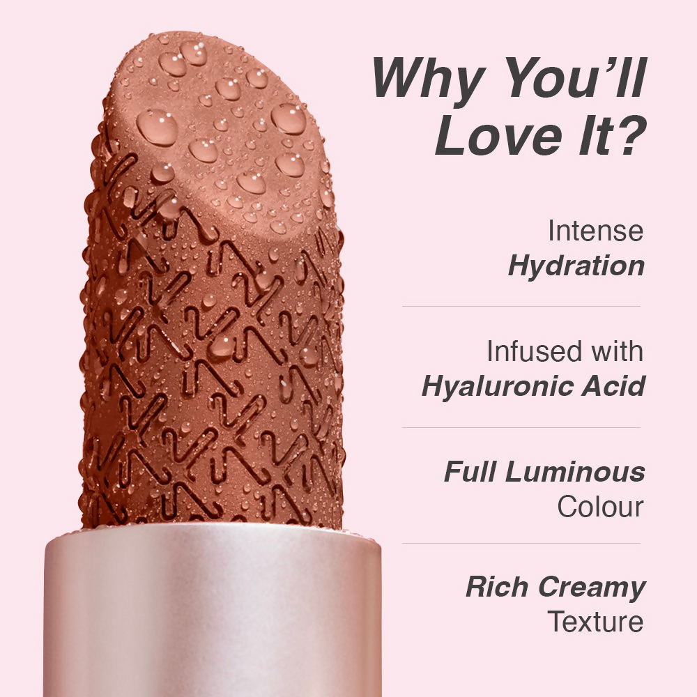 Kay Beauty Hydra Creme Hydrating Full Coverage Lipstick - Panache Shade | Swadesiicart