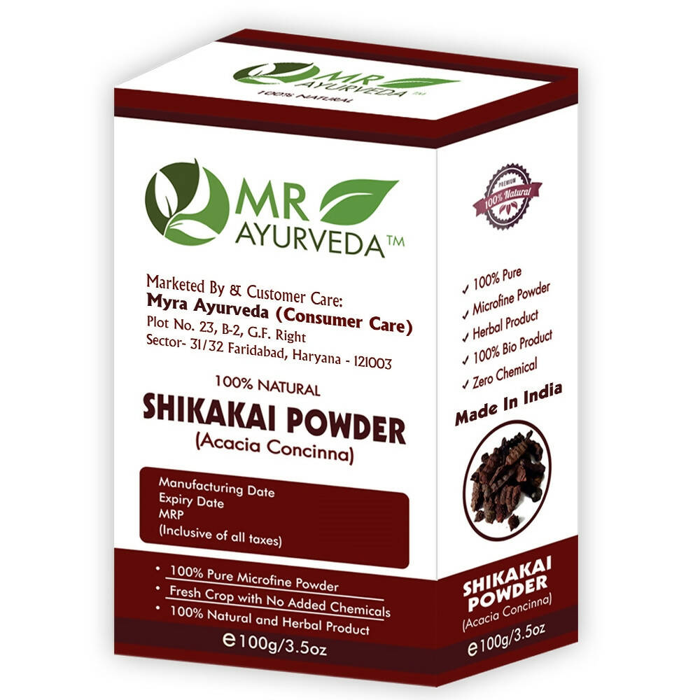 MR Ayurveda Shikakai Powder - Swadesiicart