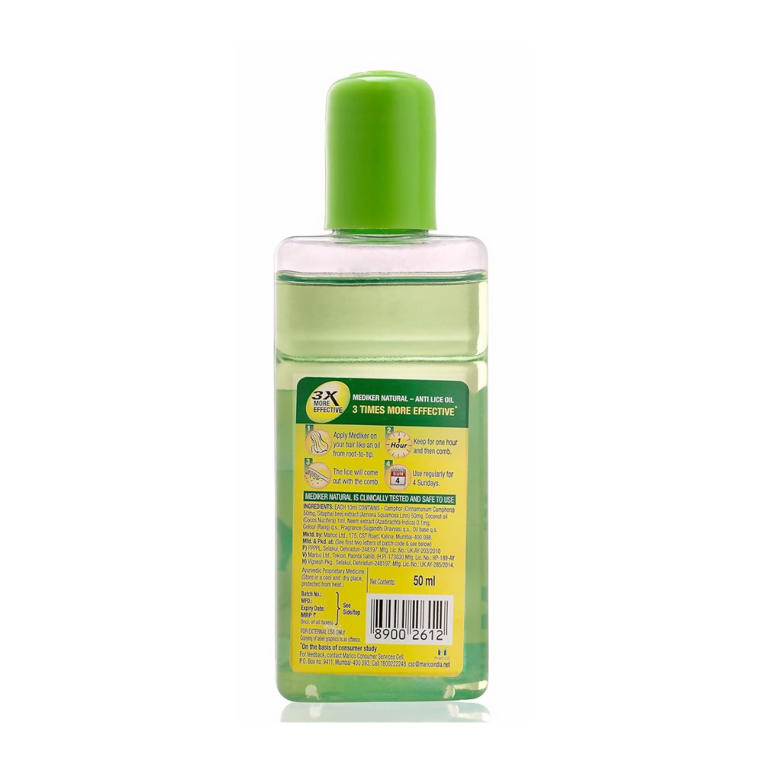 Mediker Anti Lice Treatment Hair Oil - Swadesiicart