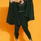 Women Republic Green Kaftan With Hand Embellishment And Dhoti Salwaar | Swadesiicart