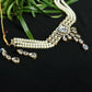Mominos Fashion Johar Kamal Gold-Polished Brass Finish Kundan/Stone Choker For Women (White) | Swadesiicart