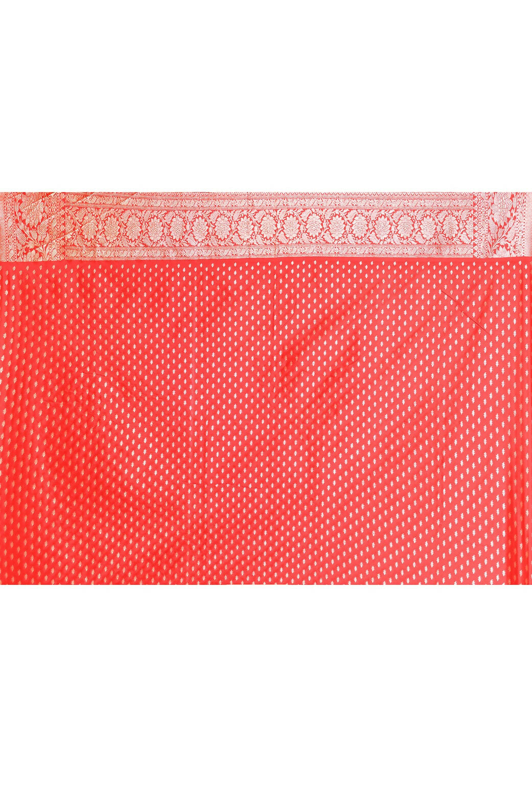 Joban Fashion Red Handwoven & Zari Work Soft Pure Handloom Banarasi Silk Saree | Swadesiicart