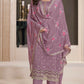 Anaita Purple Silk Embroidered Stitched Salwar Suit