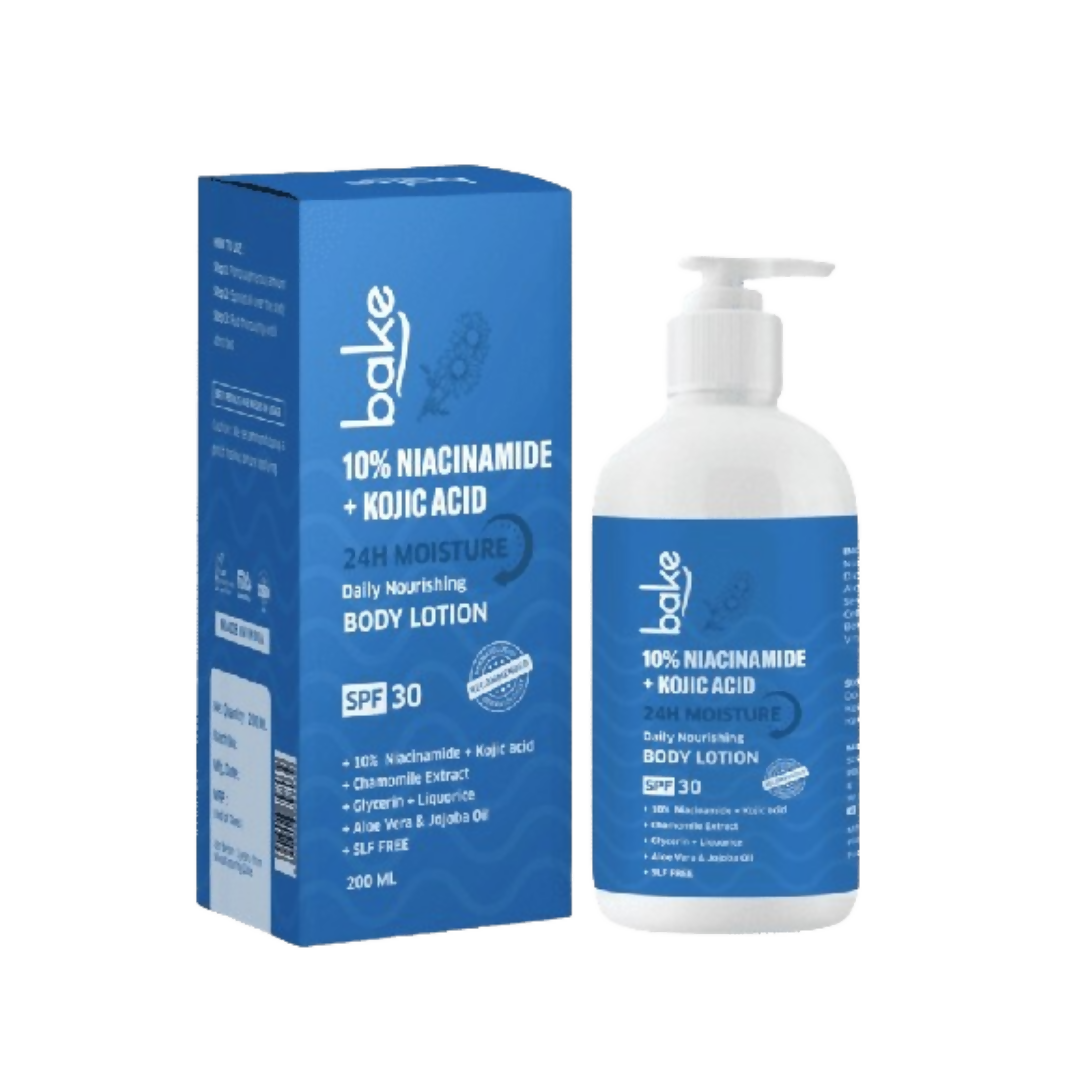 Bake 10% Niacinamide + Kojic Acid Body Lotion SPF 30 | Swadesiicart