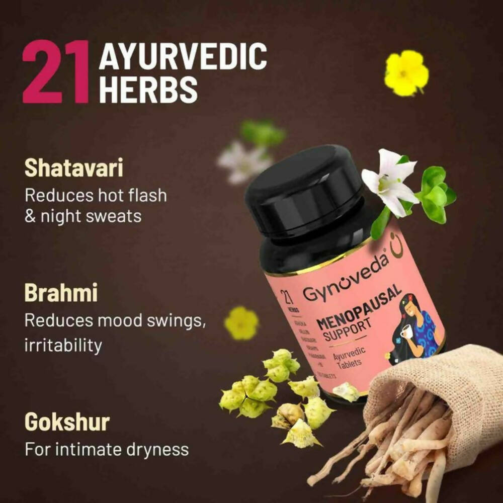 Gynoveda Menopausal Support Tablets | Swadesiicart