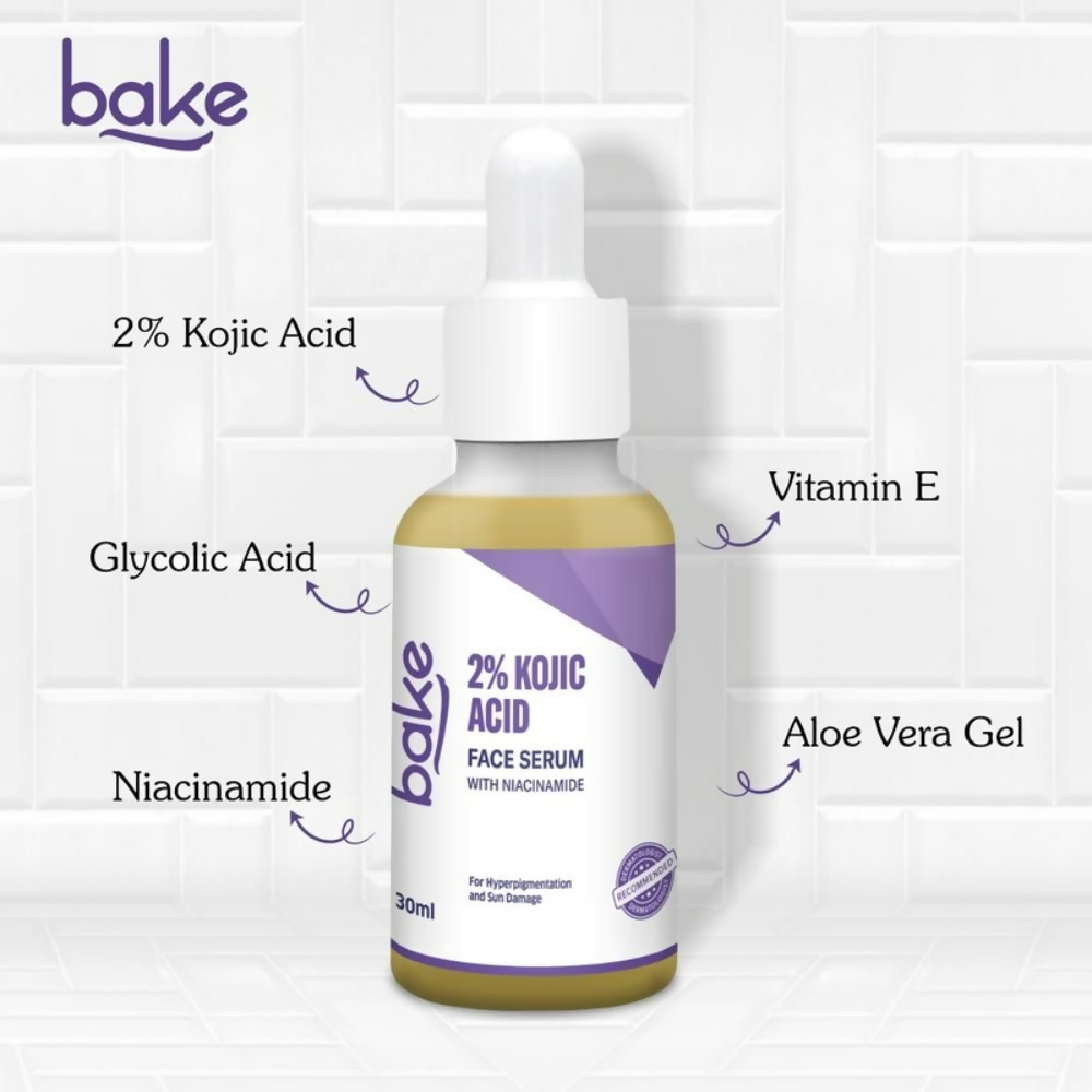 Bake 2% Kojic Acid Face Serum With Niacinamide | Swadesiicart