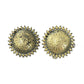 Mominos Fashion Johar Kamal Oxidised Gold-Polished Brass Finish Ghungroo Design Choker Set | Swadesiicart