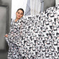 Aayaa Designer Printed Georgette Saree - Multi Color