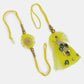 NVR Women & Men Set of 2 Yellow Peacock Design Bhaiya Bhabhi Rakhi With Roli Chawal | Swadesiicart