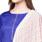Ahalyaa Women's Royal Blue Poly Silk Solid Salwar Suit with Dupatta | Swadesiicart