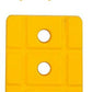 Klapp Six Pcs Plastic Wicket Set with Cover - Black and Yellow - Swadesiicart