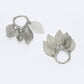 NVR Women Gold-Toned Leaf Shaped Drop Earrings | Swadesiicart
