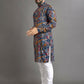 Anaita Multicolor Printed Cotton Straight Kurta