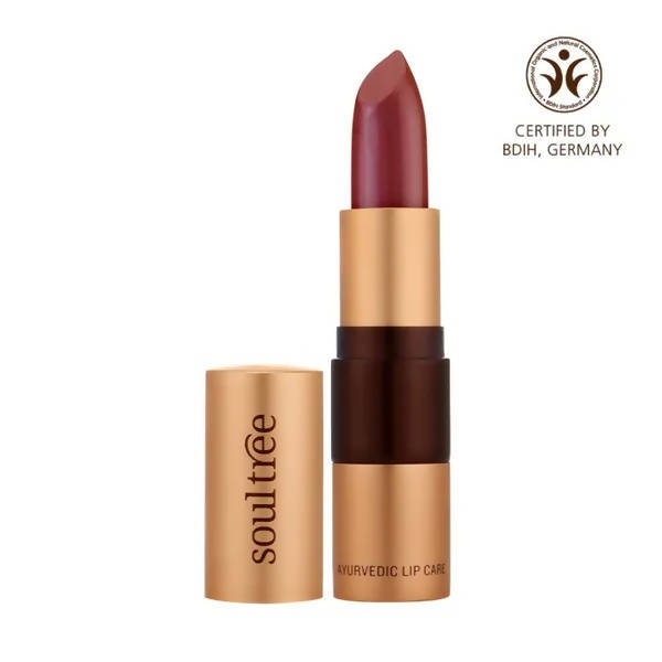 Soultree Ayurvedic Lipstick Raspberry Crush 640 - Swadesiicart