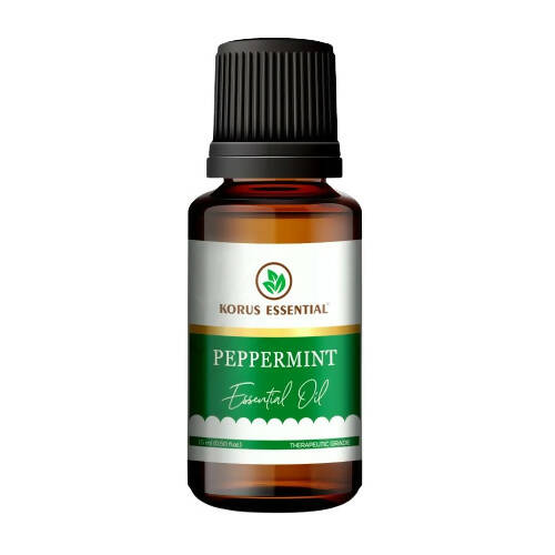 Korus Essential Peppermint Essential Oil - Therapeutic Grade - Just Jaivik