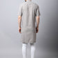 Even Apparels Yellow Pure Cotton Men's Kurta With Band Collar | Swadesiicart