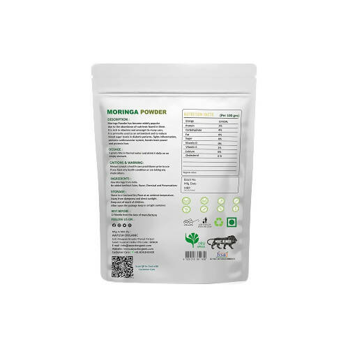 Ao Organic Ayurveda Pure Moringa Powder - Swadesiicart