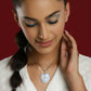 Women's Silver-Toned Blue Silver-Plated Handcrafted Chain - Ruby Raang | Swadesiicart