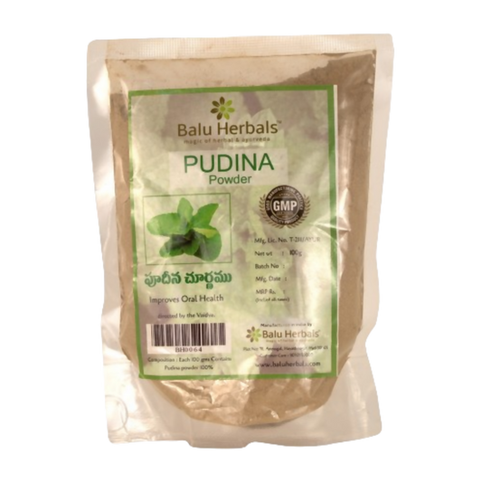 Balu Herbals Mint Leaves (Pudina) powder - Balu Herbals
