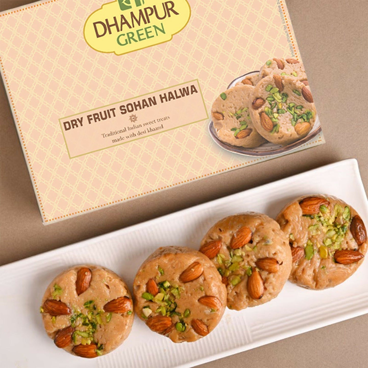 Dhampur Dry-Fruits Sohan Halwa | Swadesiicart