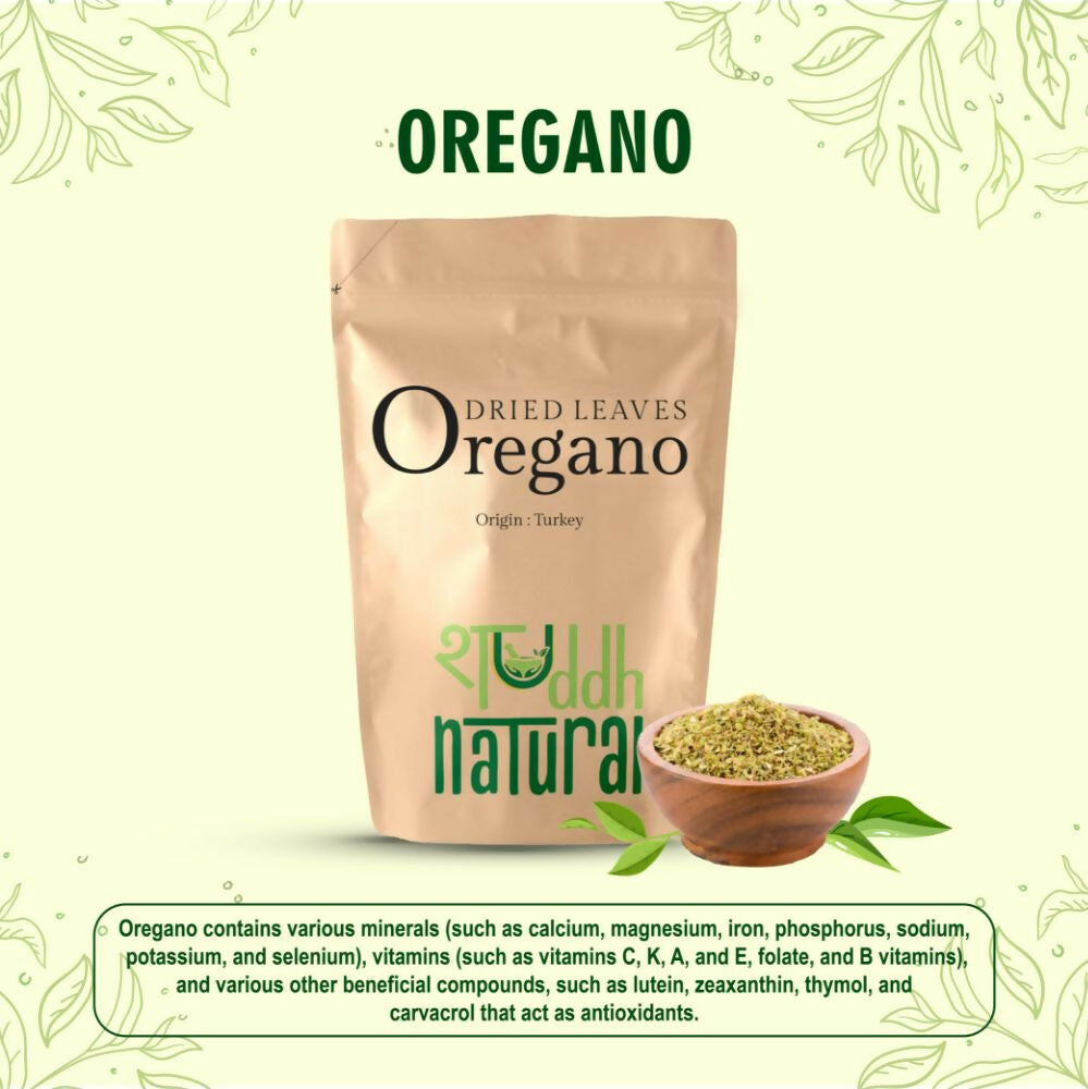 Shuddh Natural Premium Turkish Oregano Leaves - Swadesiicart