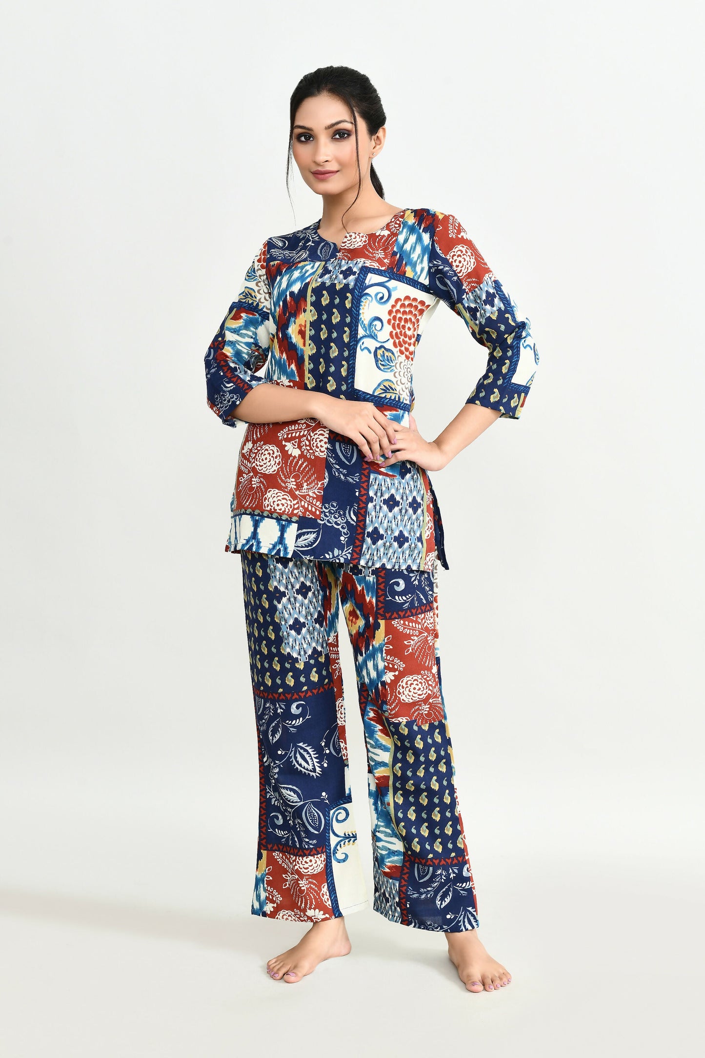 Joban Fashion Beautiful Multi Color Cotton Cod Set - Swadesiicart