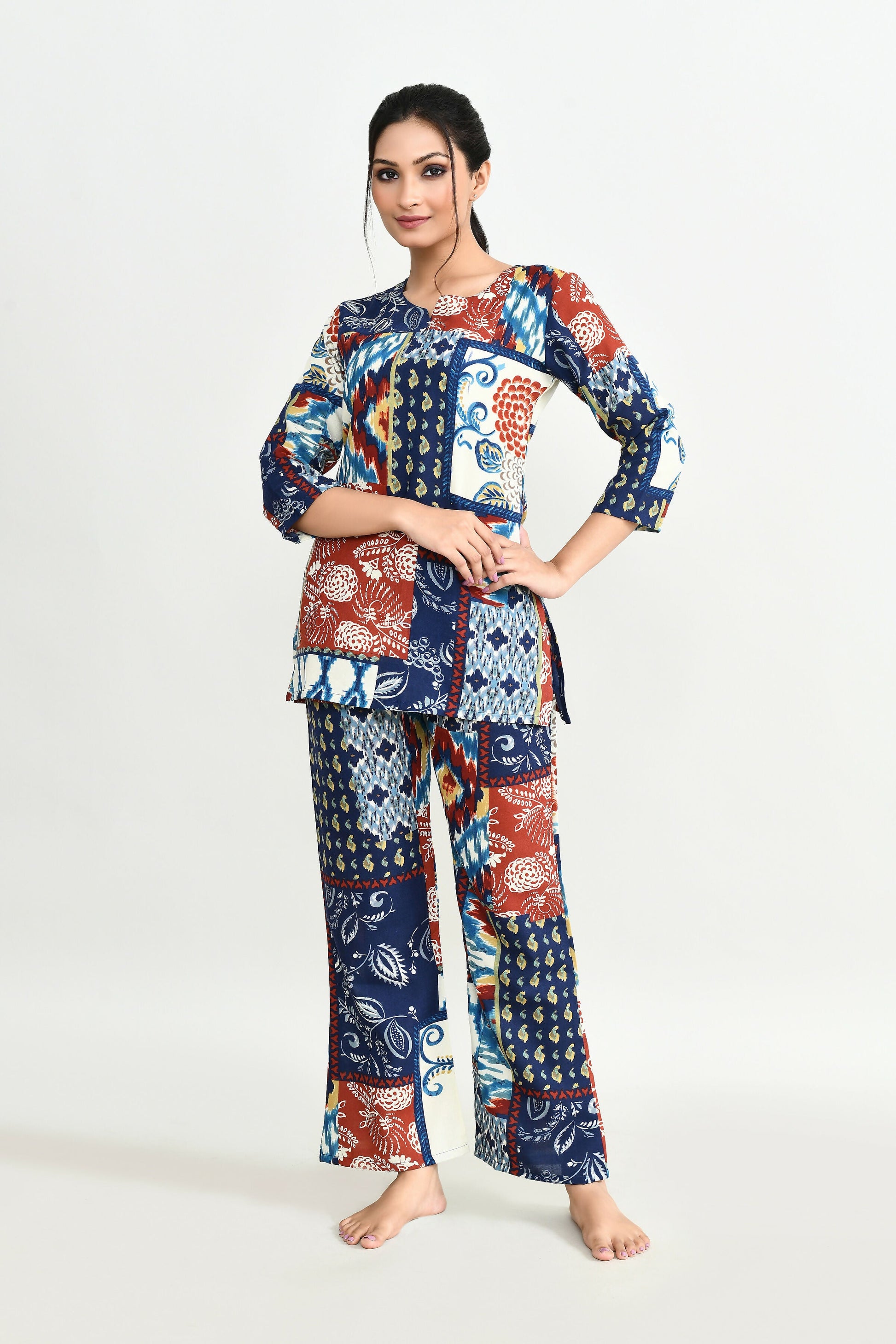 Joban Fashion Beautiful Multi Color Cotton Cod Set - Swadesiicart