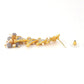 New Partywear Gray Raja Rani Meenakari Drop Earrings for Womens by House of Ree | Swadesiicart