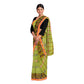 Exclusive Collection 100% Pure Cotton Light Green Tant Saree With Hand Weaving Work - Swadesiicart
