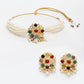 New Stylish Kundal Multicoloured Necklace Set for Womens by House of Ree - Swadesiicart