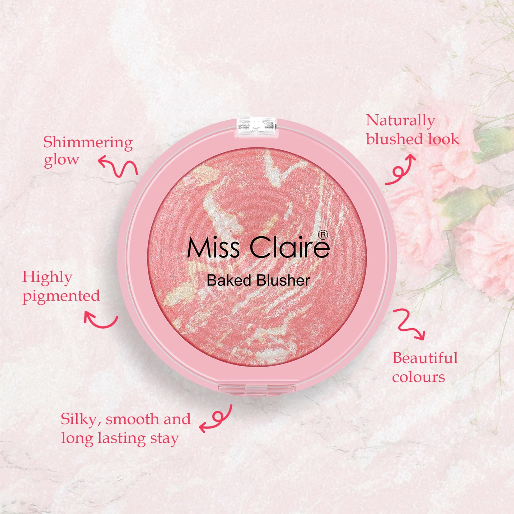 Miss Claire Baked Blusher - 1 | Swadesiicart